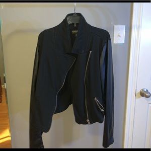 Faux leather jacket